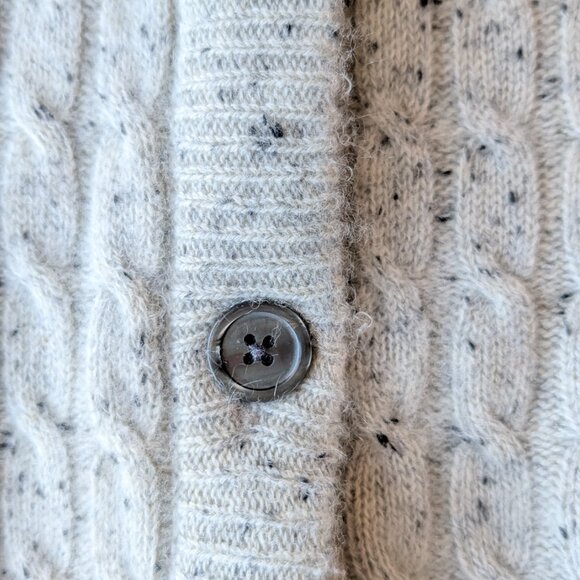 Kule The Sally Chinchilla Cashmere Cardigan Sweater medium - Picture 7 of 11